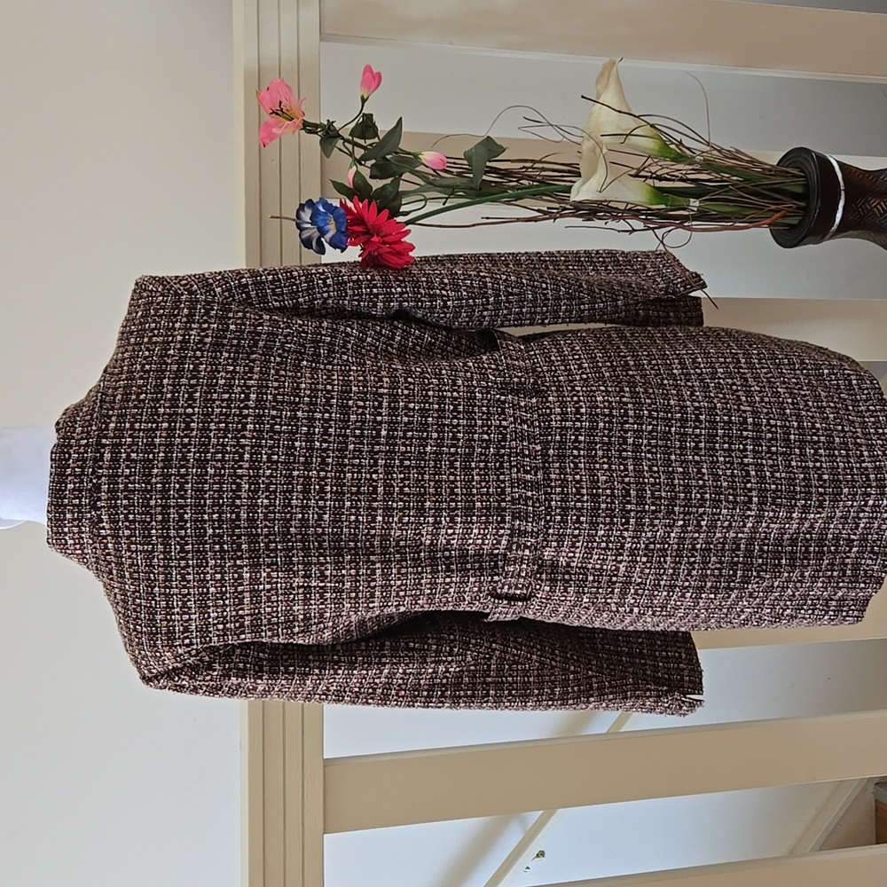 J.Michaels | Acrylic Wool  Mid-Length Coat - Picture 11 of 15